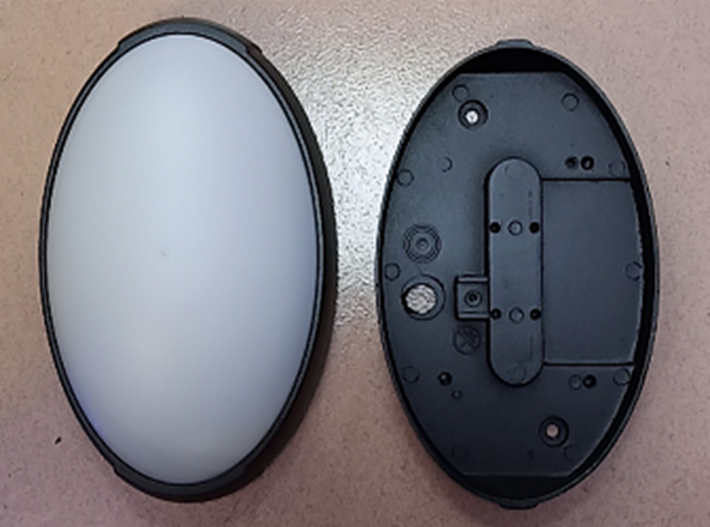 Lámpara LED de Pared (Aplique), DGW-1858, 10W, 3000K Blanco Cálido, 85-265Vac, IP60, Negro, 120 Grados, Dimensiones: 185x115x60mm, Material: Aluminio, Uso en exterior techado o interior