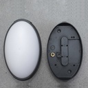 [DGPR-1026907] Lámpara LED de Pared (Aplique), DGW-1858, 10W, 3000K Blanco Cálido, 85-265Vac, IP60, Negro, 120 Grados, Dimensiones: 185x115x60mm, Material: Aluminio, Uso en exterior techado o interior