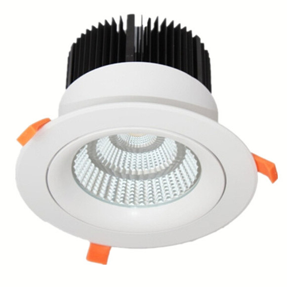 Ceiling Light, DGC-315, 30W, CW 6000K, 85-277Vac, IP20, 60 Grados, Blanco, Dimensiones: Φ180x120mm, Material: Aluminio