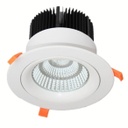 [DGPR-1026911] Ceiling Light, DGC-315, 30W, CW 6000K, 85-277Vac, IP20, 60 Grados, Blanco, Dimensiones: Φ180x120mm, Material: Aluminio