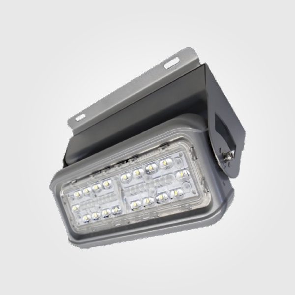 Lámpara Wall Pack LED FL6C-1, 60W, 5000K, M2A, 3560, 60 Grados, 100-277Vac, IP68, Gris