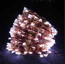 [DGPR-1027316] Extensión Navideña LED p/Exterior Vintage, 1.5W, 6000K Blanco Frío Flash, 100LED/10Metros, 110Vac, con Cable color cobre, Conectable
