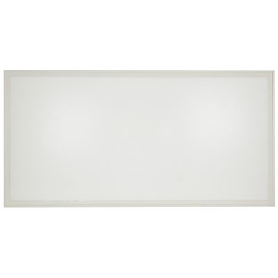 Kit Panel LED Rectangular de Luz Directa (BackLit), p/Empotrar, 72W (2x36W), 24&quot;x48&quot; (600x1200mm), 6000K Blanco Frío, 100-260Vac, Borde Blanco, IP20