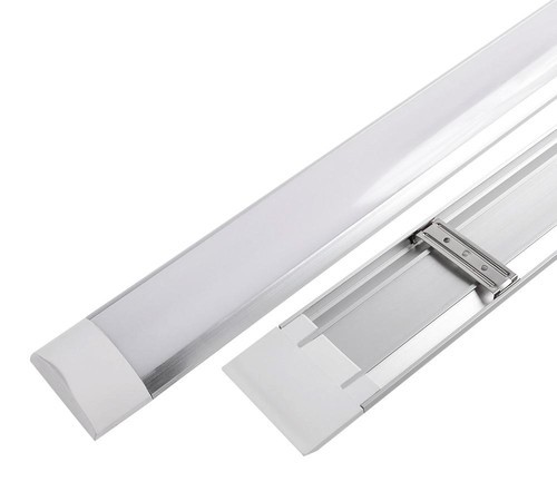 Lámpara Slim Lineal de Superficie LED, 36W, 47.24"(1200mm), 6000K Blanco Frío, Difusor Opal, 100-265Vac, IP20, 120 Grados, Incluye: Clips