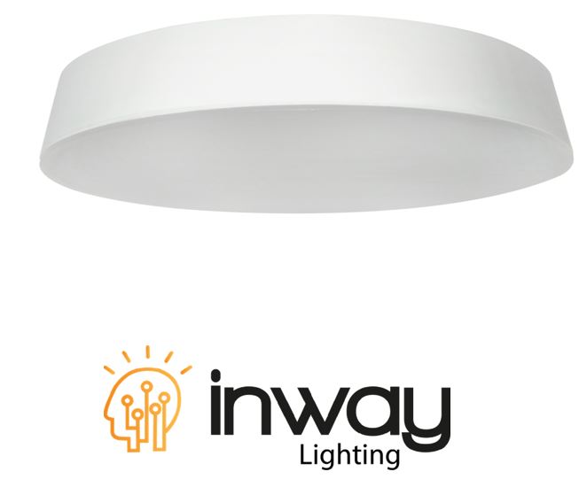 Lámpara Ceiling LED de Superficie, 24W, 6000K Blanco Frío, 110Vac, IP20, 120 Grados, Blanco, Dimensiones: Ø191x27mm