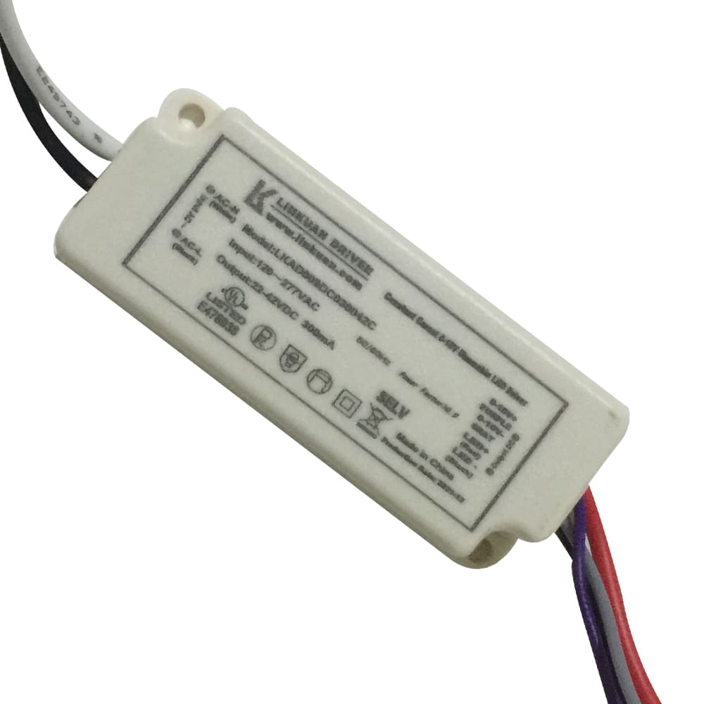 Driver p/Lámpara LED Dimmable de 0-10Vdc, (UL), IP20, 15W, 120-277Vac, Output: 22-42Vdc, 300mA, PF>0.9