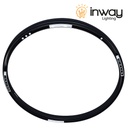 Riel Circular p/Lámpara Magnética LED de 48Vdc, Diámetro: 1000mm, Instalación: Empotrar, Negra
