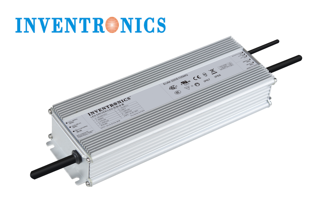 Driver p/Lampara LED Dimmable de 0-10Vdc, IP67, 240W, 100-277Vac, con Supresor de Pico Interno de 10KV, Output: 80-229Vdc, 1050-1500mA, Programable