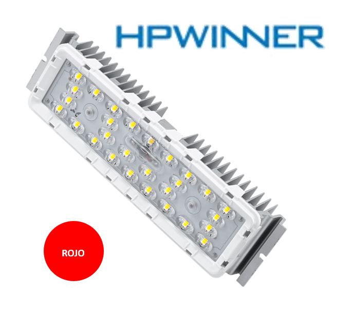 Módulo LED, 40-50W, Rojo, M16B (28pcs), 3160, 60 Grados, Luxeon 5050, 100,000 horas de vida útil, 800-1100mA, 50-56Vdc, IP68