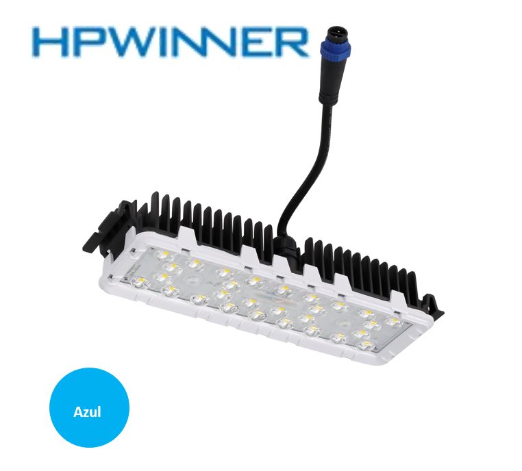 Módulo LED, 40-50W, Azul, M16B (28pcs), 3125, 25 Grados, Luxeon 5050, 100,000 horas de vida útil, 800-1100mA, 50-56Vdc, IP68