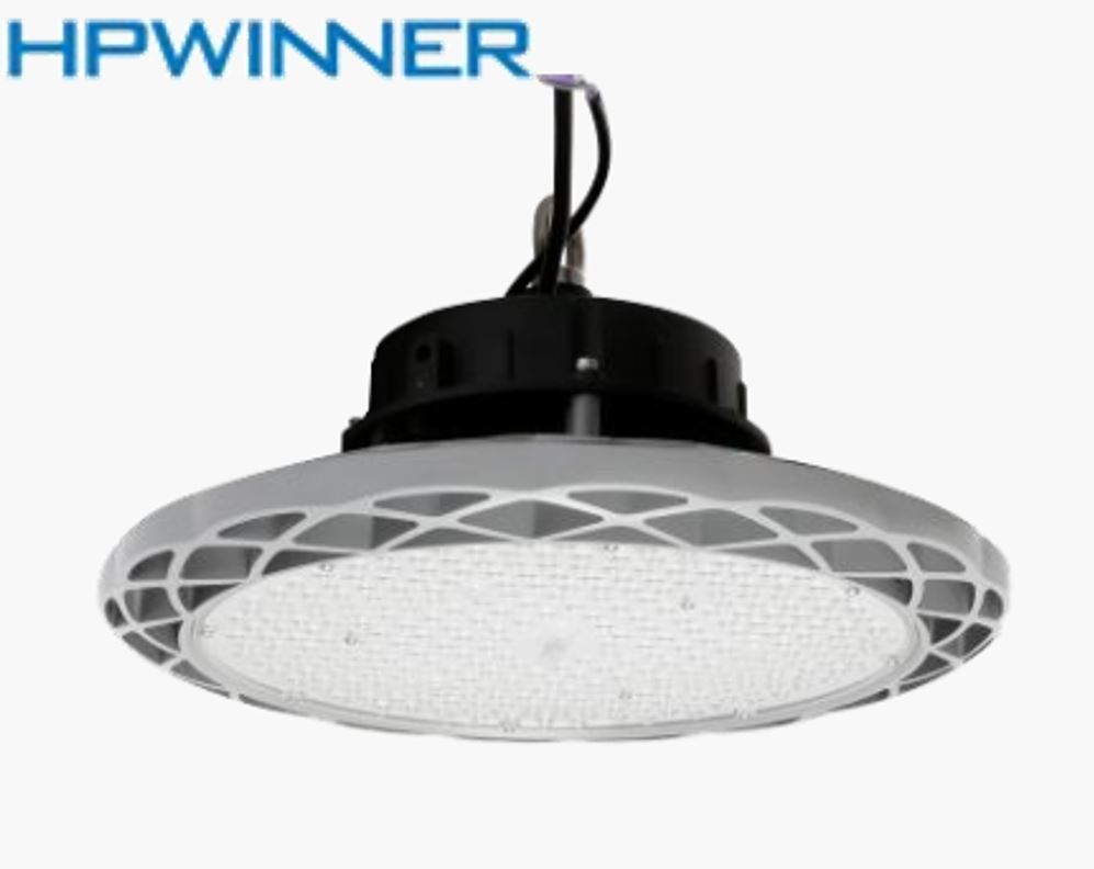 Lámpara High Bay Light LED Modular tipo UFO, TF29D 240W, 5000K, 3842 (296pcs), 90 Grados, SANAN 3030, 50,000 horas de vida útil, 100-277Vac, Dimmable de 0-10Vdc, Con Supresor de Pico Interno de 6KV, IP65, Gris