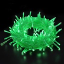 Extensión Navideña LED p/Exterior, 4W, Verde, 200LED/10Metros, 110Vac, Con cable clear de 3xφ0.15mm2, IP20