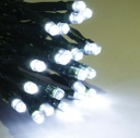 Extensión Navideña LED p/Exterior, 4W, CW 6000K + CW 6000K Flash, 200LED/10Metros, 110Vac, Con cable verde de 3xφ0.18mm2, IP44, No incluye power