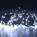 [DGPR-1027773] Extensión Navideña LED p/Exterior, 4W, CW 6000K + CW 6000K Flash, 100LED/5Metros, 110Vac, Con cable verde de 1.5mm, IP55, No incluye power