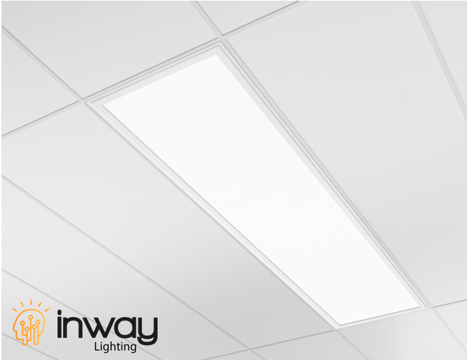 Kit Panel LED Rectangular, p/Empotrar 32W, 48&quot;x8&quot;(1200x200mm), Borde Blanco, 6000K Blanco Frío, 100-265Vac