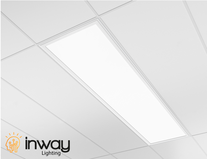 Kit Panel LED Rectangular, p/Empotrar 32W, 8"x48"(1200x200mm), Borde Blanco, 6000K Blanco Frío, 100-265Vac