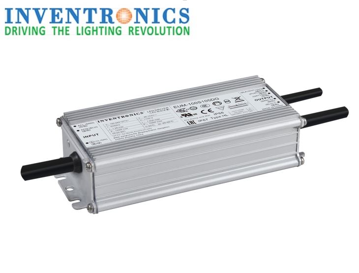 Driver p/Lámpara LED Dimmable de 0-10Vdc, IP67, 75W, 100-277Vac, con Supresor de Pico Interno de 10KV, Output: 36-107Vdc, 700-1050mA, Programable
