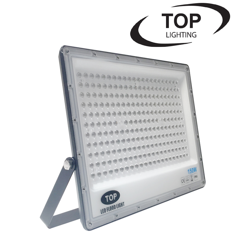 Reflector SMD TOP, 150W, 6000K Blanco Frío, 100-265Vac, IP65, 90 Grados, Negra, Dimensiones: 280x378x25mm