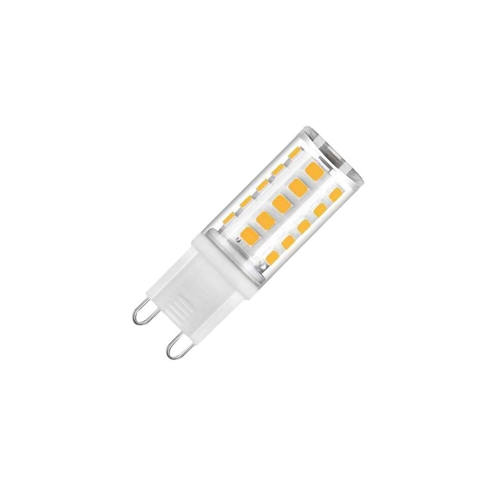 Bombilla LED SMD, G9, 2.5W, 3000K Blanco Cálido, 100-130Vac, IP20, 120 Grados, Dimensiones: Ф13.5x45mm