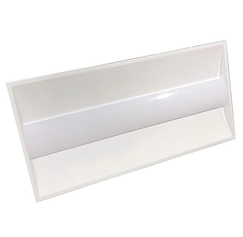 Troffer Panel LED Rectangular p/Empotrar con Switch, 30W / 40W / 50W, Múltiple CCT NW 4000K / 5000K / CW 6000K, 125Lm/w, 100-277Vac, Dimmable de 0-10Vdc, 24"x48"(600x1200mm), Borde Blanco