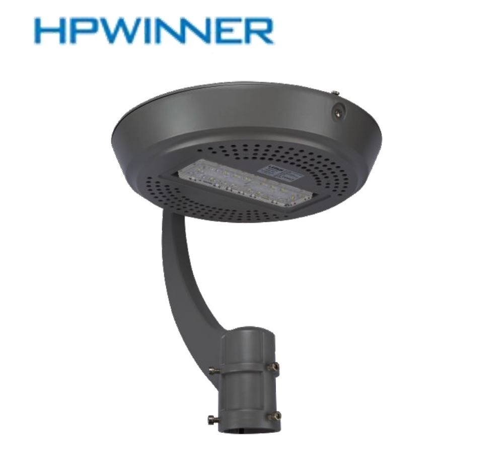 Lámpara Garden Light LED Modular GL1A-1, 60W, 1 Módulo, 3000K Blanco Cálido, M33A-VBA (1x18pcs), 2114, Type V, SANAN 5050, 72,000 horas de vida útil, Base: 60-70mm, IP68, Gris Oscuro