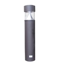 Bolardo LED, DGIN-25D, 25W, 3000K Blanco Cálido, 100-277Vac, Dimensiones: Ø200xH1040mm, Material: Aluminio, IP65, 150 Grados, Gris Oscuro