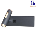 [DGPR-1028034] Lámpara LED Decorativa de Lectura (Aplique), DG50050W, 12W, 4000K Blanco Natural, 85-265Vac, con Switch ON-OFF, Dimensiones: 250x134x150mm, IP20, Gris Oscuro