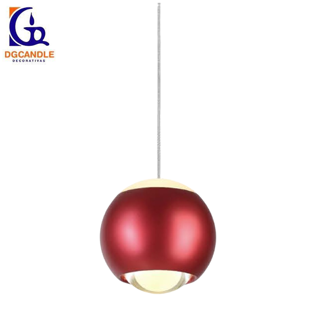 Lámpara LED Decorativa Colgante, DG61240P, 7W, 4000K Blanco Natural, 85-265Vac, Dimensiones: Φ94x1500mm, IP20, Rose Gold