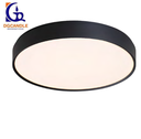 Lámpara LED Decorativa de Superficie, DG50510C, 32W, 4000K Blanco Natural, 85-265Vac, Dimensiones: 270x270x72mm, IP20, Negro