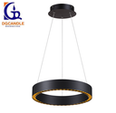 Lámpara LED Decorativa Colgante, DG50700P, 29W, 4000K Blanco Natural, 85-265Vac, Dimensiones: 405x405x1500mm, IP20, Negro