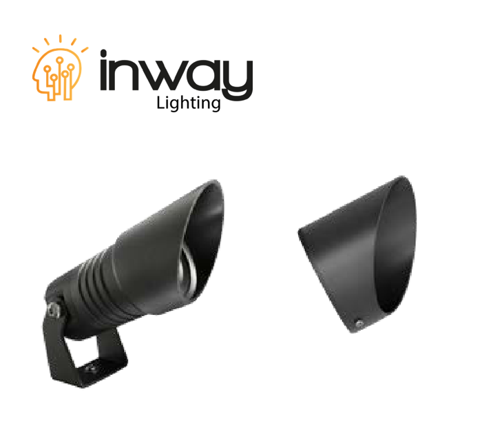 Cover Antireflejo p/Reflector LED tipo Cachucha, Diámetro: 95mm, Gris