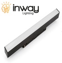 [DGPR-1028162] Lámpara Lineal Magnética LED p/Riel de 20mm de ancho, 48W, 47.24"(1200mm), 4000K Blanco Natural, 48Vdc, Instalación: Empotrar o Superficie, 120 Grados, Negra