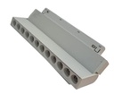 [DGPR-1028165] Lámpara Magnética LED p/Riel de 20mm de ancho con Rejilla, 12W, 8.77"(223mm), 4000K Blanco Natural, 48Vdc, Instalación: Empotrar o Superficie, 24 Grados, Blanco
