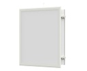 Kit Panel LED Cuadrado de Luz Directa (Cleanroom BackLit) p/Empotrar con Switch, 25W / 30W / 40W, Múltiple CCT NW 4000K / 5000K / CW 6000K, 110Lm/w, 100-277Vac, Dimmable de 0-10Vdc, 24"x24"(600x600mm), Borde Blanco con Certificación UL, IP65