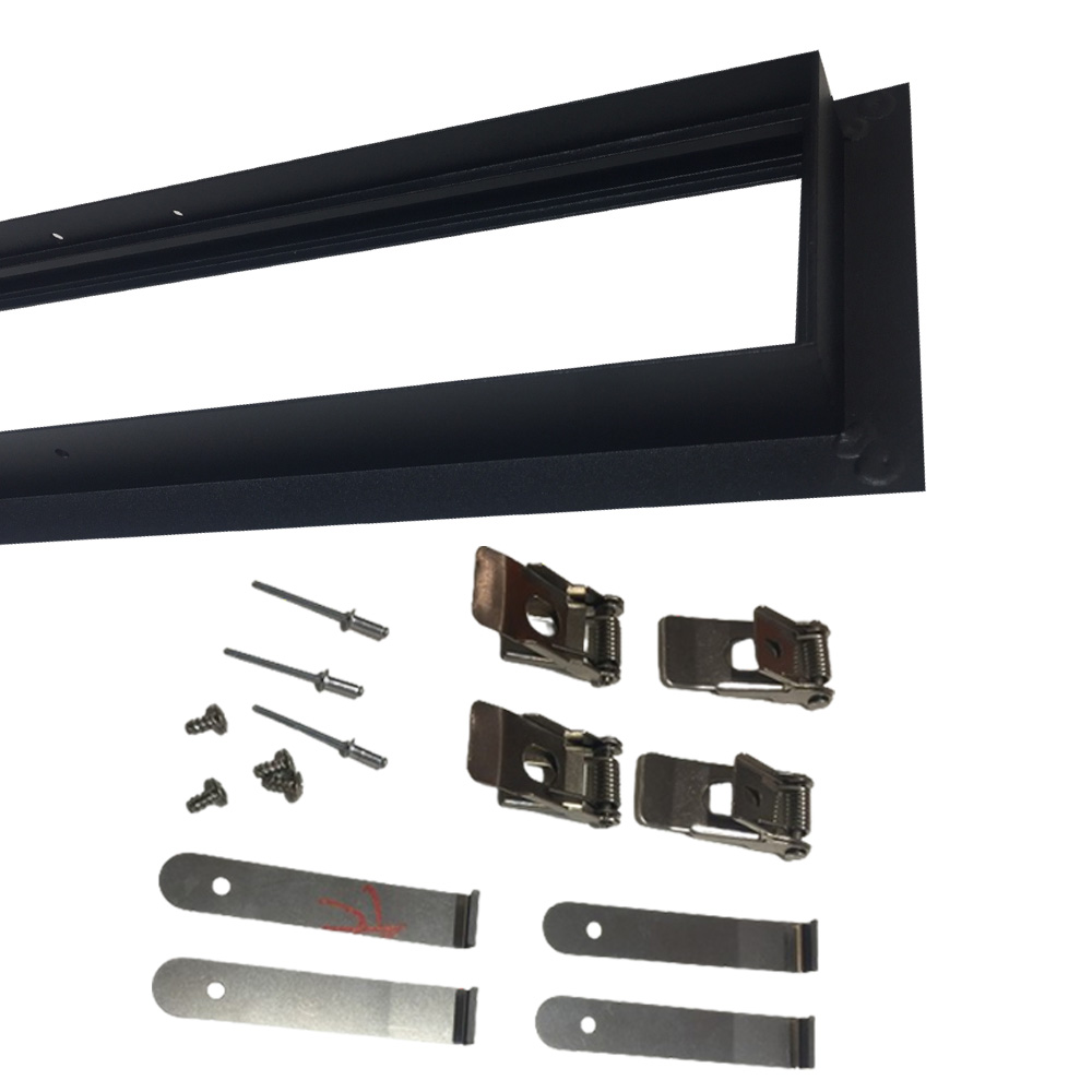 Kit para Empotrar Lámpara Lineal Light LED de 47.24"(120cm), Múltiple CCT, Negro