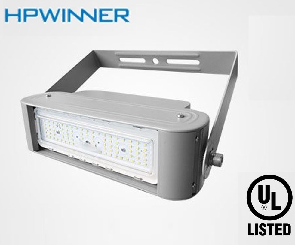 Reflector LED Modular FL2C-1, 60W, 1 Módulo, 3000K Blanco Cálido, M33A-VBA (1x18pcs), 2190, 90 Grados, SANAN 5050, 72,000 horas de vida útil, 100-277Vac, IP68, Gris