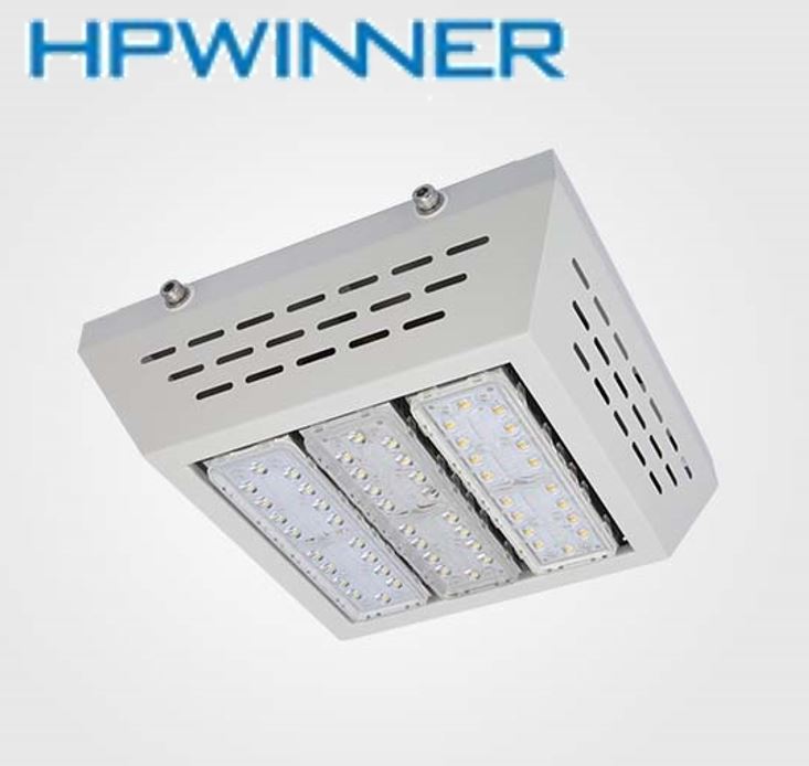 Lámpara Gas Station Light (Canopy) LED Modular TF5B-3, 150W, 3000K Blanco Cálido, M33A-VBA (1x18pcs), 2190, 90 Grados, SANAN 5050, 72,000 horas de vida útil, 100-277Vac, IP68, Blanca, 140-165Lm/W