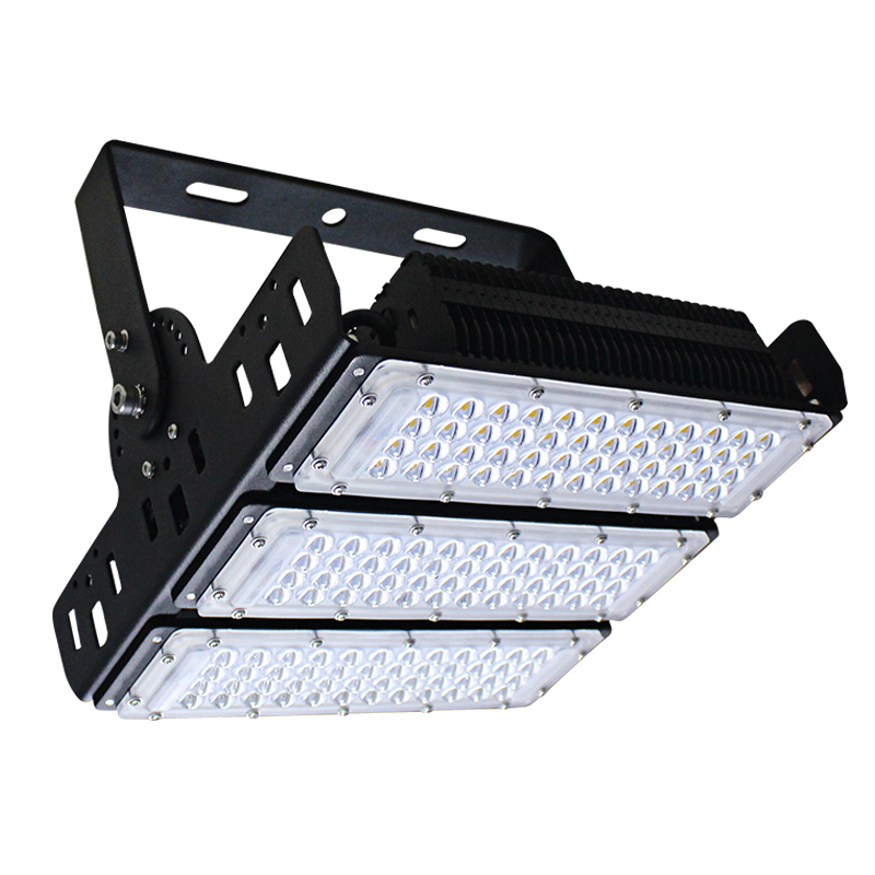 Reflector Modular (INWAY) LED, 300W, 6000K Blanco Frío, 100-277Vac, Dimensiones: 400x300x75mm, IP65, 60 Grados, Negro