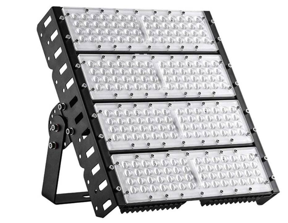 Reflector Modular (INWAY) LED, 400W, 6000K Blanco Frío, 100-277Vac, Dimensiones: 400x400x75mm, IP65, 60 Grados, Negro