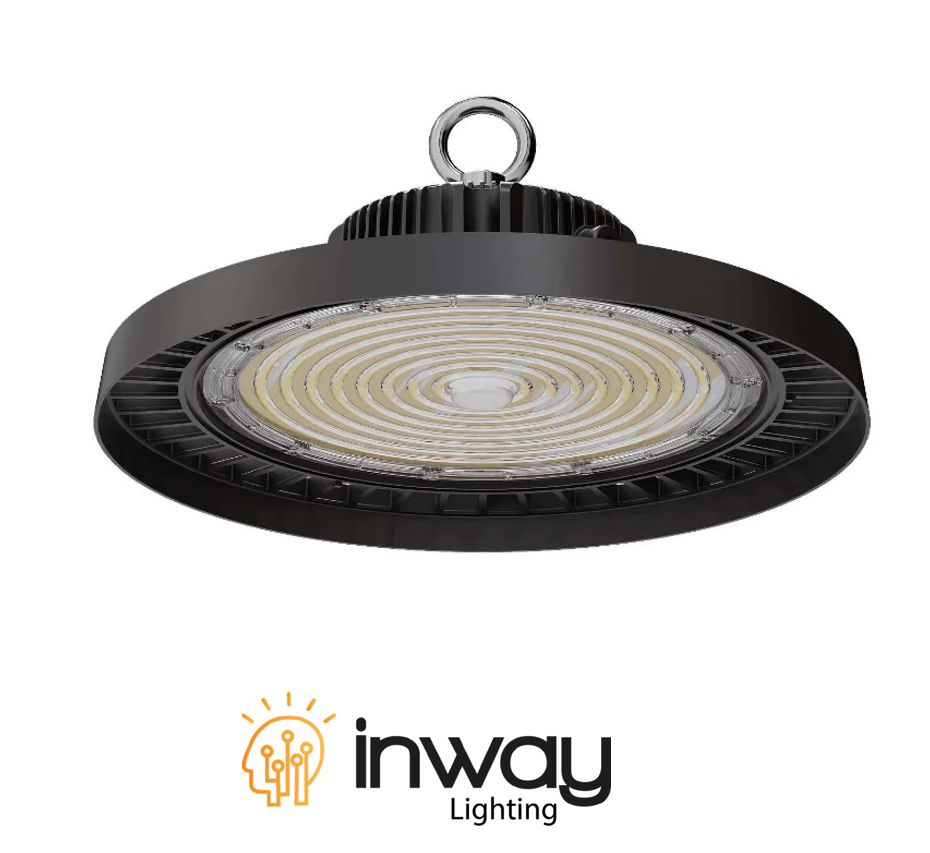 Lámpara High Bay SMD LED, Tipo UFO, 300W, 6000K Blanco Frío, 100-277Vac, Supresor de Pico 4KV, IP65, 60 Grados