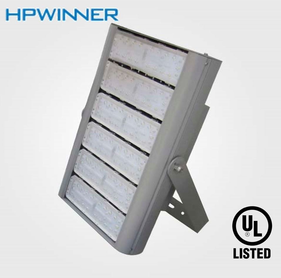 Reflector LED Modular FL2C-6, 360W, 6 Módulos, 5000K, M16A-VCA (1x63pcs), 2360, 60 Grados, SANAN 3030, 72,000 horas de vida útil, 100-277Vac, IP68, Gris