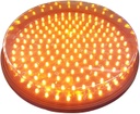 Luces de Semáforo con 98pcs de Diodo LED, Amarilla, 85-265Vac, 200mm, Estándar ITE, Cover Clear