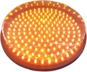 Luces de Semáforo con 98pcs de Diodo LED, Amarilla, 85-265Vac, 200mm, Estándar ITE, Cover Clear