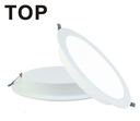 Panel LED Circular, p/Empotrar con Driver Integrado, 18W, 8.8&quot; (225mm), 6000K Blanco Frío, 100-265Vac