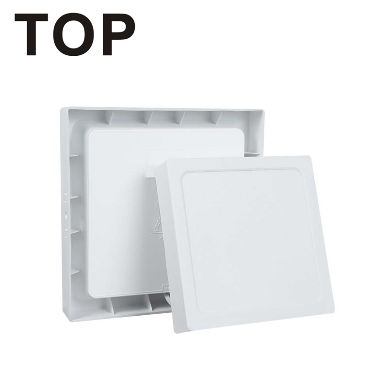 Panel LED Cuadrado, p/Superficie con Driver Integrado, 18W, 8.6&quot;x8.6&quot; (220x220mm), 6000K Blanco Frío, 100-265Vac