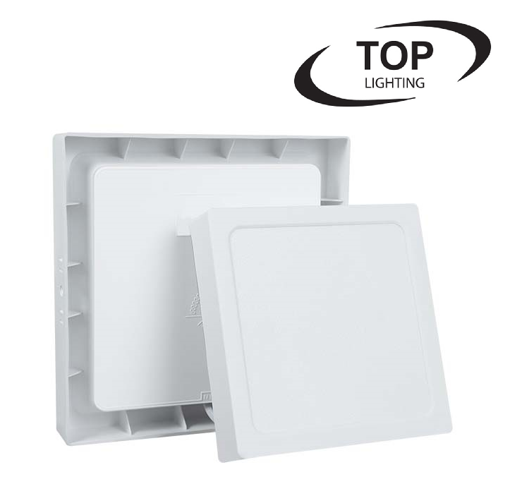 Panel LED Cuadrado, p/Superficie con Driver Integrado, 24W, 11.7"x11.7" (298x298mm), 6000K Blanco Frío, 100-265Vac