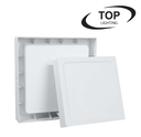 Panel LED Cuadrado, p/Superficie con Driver Integrado, 24W, 11.7"x11.7" (298x298mm), 6000K Blanco Frío, 100-265Vac