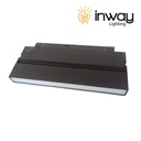 Lámpara Lineal Magnética LED p/Riel de 20mm de ancho Foldable, 12W, 8.77"(223mm), Múltiple CCT con Switch WW 3000K / NW 4000K / CW 6000K, 48Vdc, Instalación: Empotrar o Superficie, 120 Grados, Negra