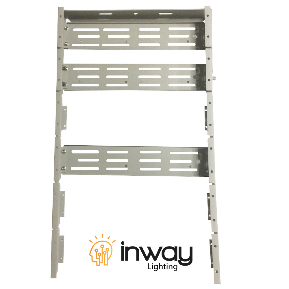 Cajetín p/Reflector LED RayFlex de 6 módulos, Gris