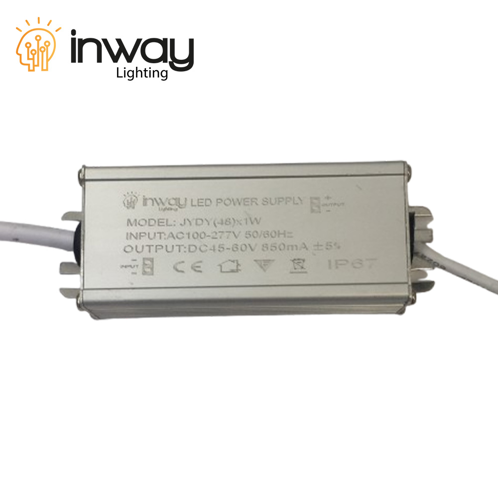 Driver p/Lámpara LED, IP67, 48W, 100-277Vac, Output: 45-60Vdc, 850mA